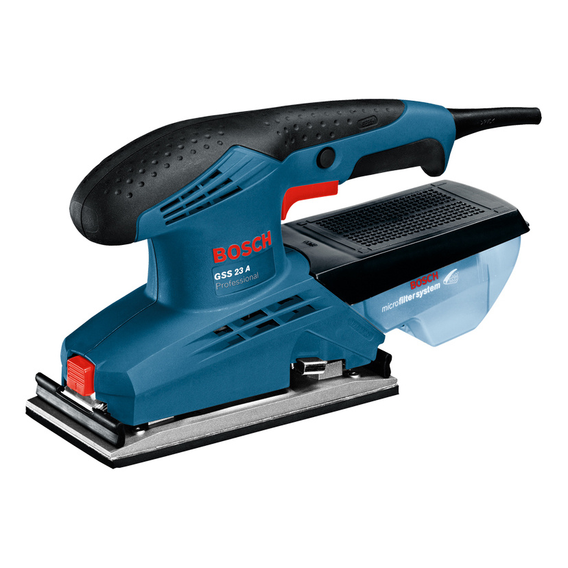 Вибрационная шлифовальная машина Bosch 0601070400 190 Вт, 92х182мм, раб.ход 2мм, 1,7кг, коробка