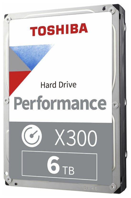 Жесткий диск Toshiba SATA-III 6Tb HDWR460EZSTA X300 (7200rpm) 256Mb 3.5" Rtl
