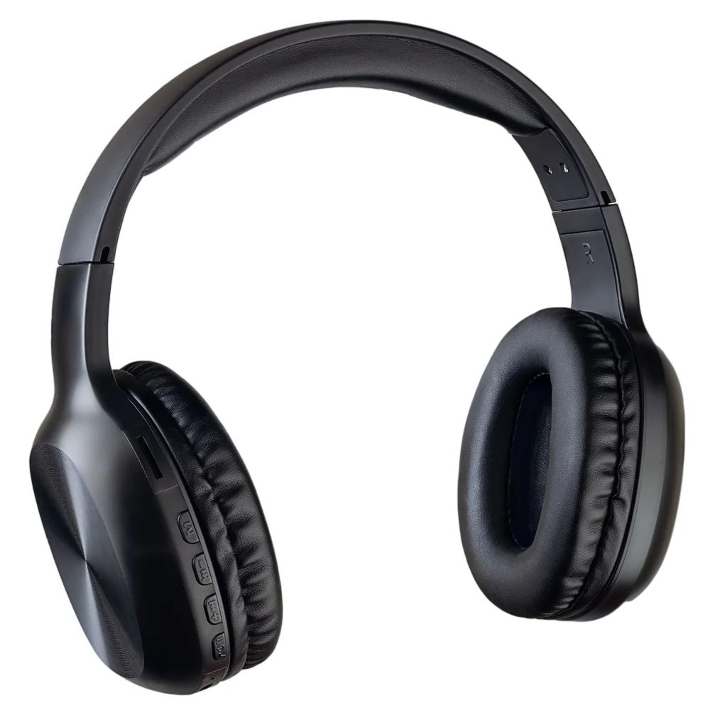 Bluetooth-гарнитура Perfeo Sharm [охватывающие, закрытые, 20 Гц - 20000 Гц, микр., регулятор громкости, кабель - 1.2 м, черный/серый]