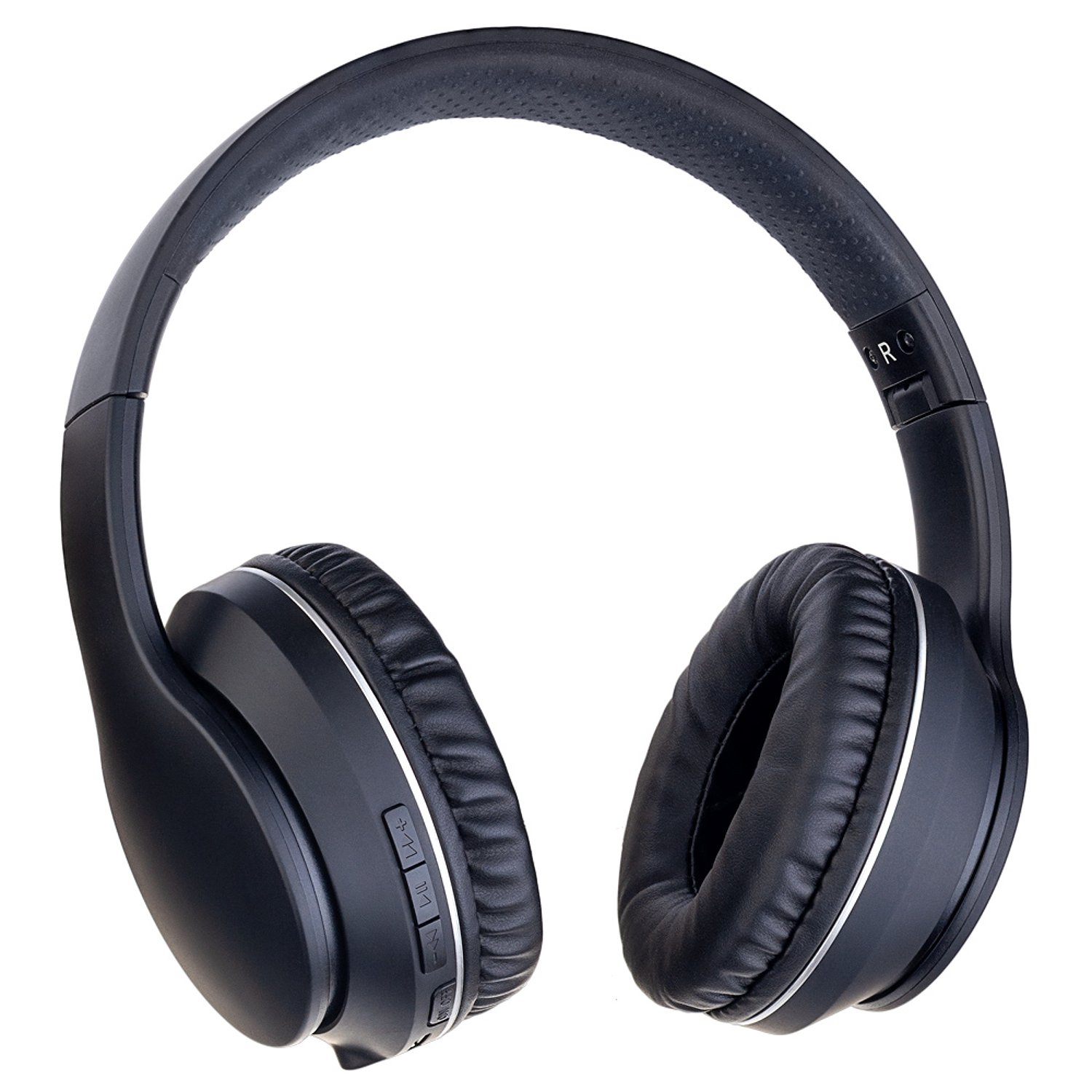 Bluetooth-гарнитура Perfeo MATE [охватывающие, закрытые, 20 Гц - 20000 Гц, микр., регулятор громкости, кабель - 1.2 м, черный]