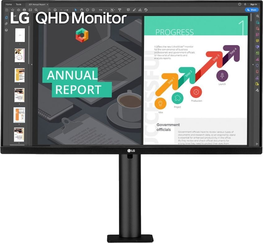 Монитор LG 27" 27QN880-B IPS LED, 2560x1440