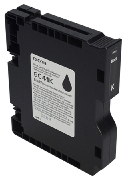 Картридж Ricoh GC 41K [черный, оригинальный, 2500 страниц, 1 шт]
