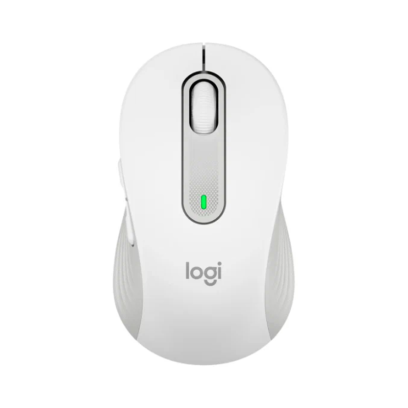Мышь Logitech M650 L белый оптическая (4000dpi) silent беспроводная BT/Radio USB (5but)
