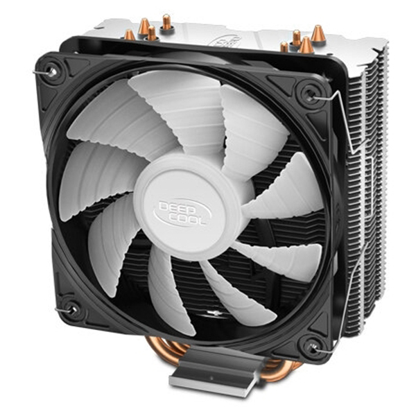 Кулер DEEPCOOL GAMMAXX 400 V2 RED LGA1366/115X/AM4/AM3/+/AM2/+/FM2/+/FM1 (20шт/кор, TDP 180Вт, PWM, Red Led Fan 120mm, 4 тепл. трубки прямого контакта ) RET