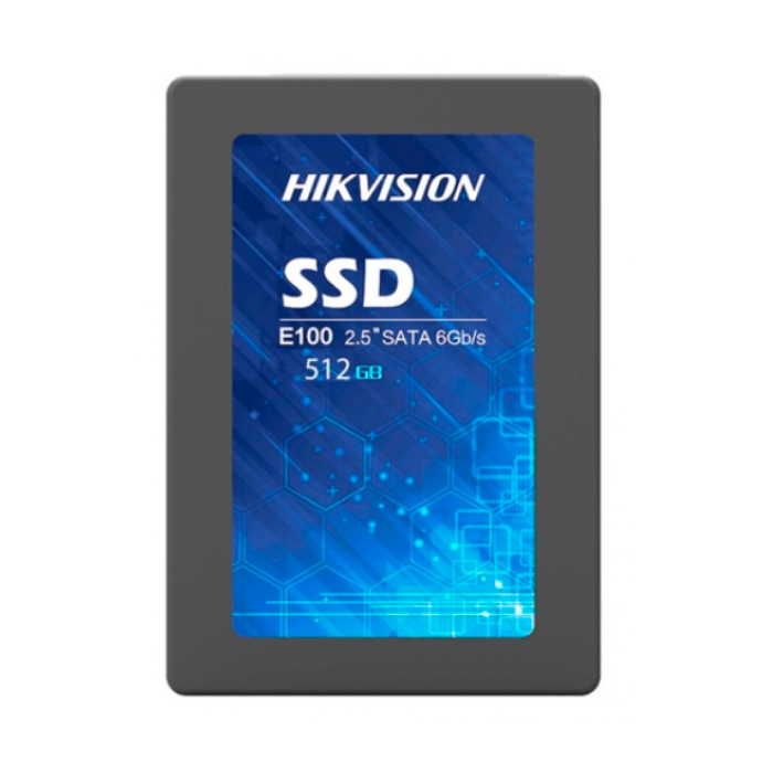 SSD 2.5" HIKVision 512GB E100 Series <HS-SSD-E100/512G> (SATA3, up to 550/480MBs, 3D TLC, 240TBW)