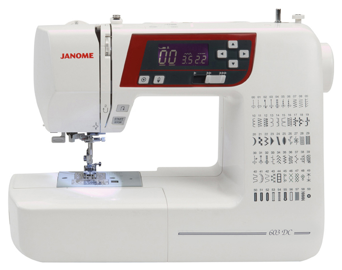 Швейная машина Janome 603 DC белый