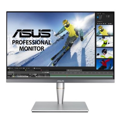Монитор ASUS PA24AC, 24.1" Wide LED IPS monitor, 16:10, 1920x1200, 5ms(GTG), 400 cd/m2, 10M :1, 178°(H), 178°(V), 100% sRGB, △E< 2, DisplayHDR 400, DP over USB-C, DP, HDMI, USB3.0, speakers 2Wx2, Pivot, Height adjustment, Swivel, Kensington lock, VESA 100x100 mm, TCO, Energy Star®, gray