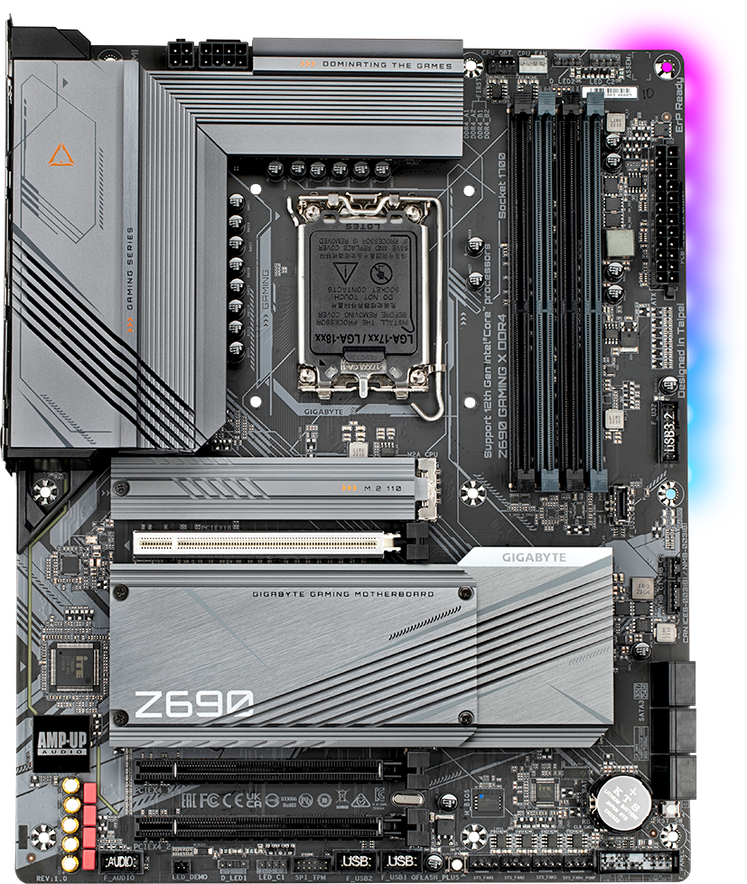 Материнская плата Z690 S1700 ATX Z690 GAMING X DDR4 GIGABYTE