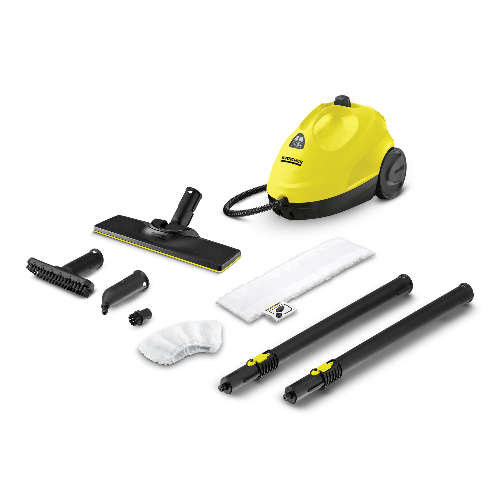 Пароочиститель напольный Karcher EasyFix SC 2 1500Вт желтый/черный