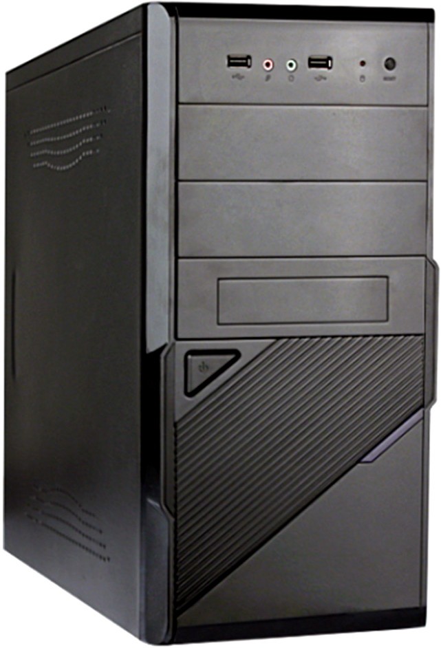 Корпус Mini-Tower ExeGate BA-201 черный [0.45 мм, БП 450 Вт] [EX284019RUS]