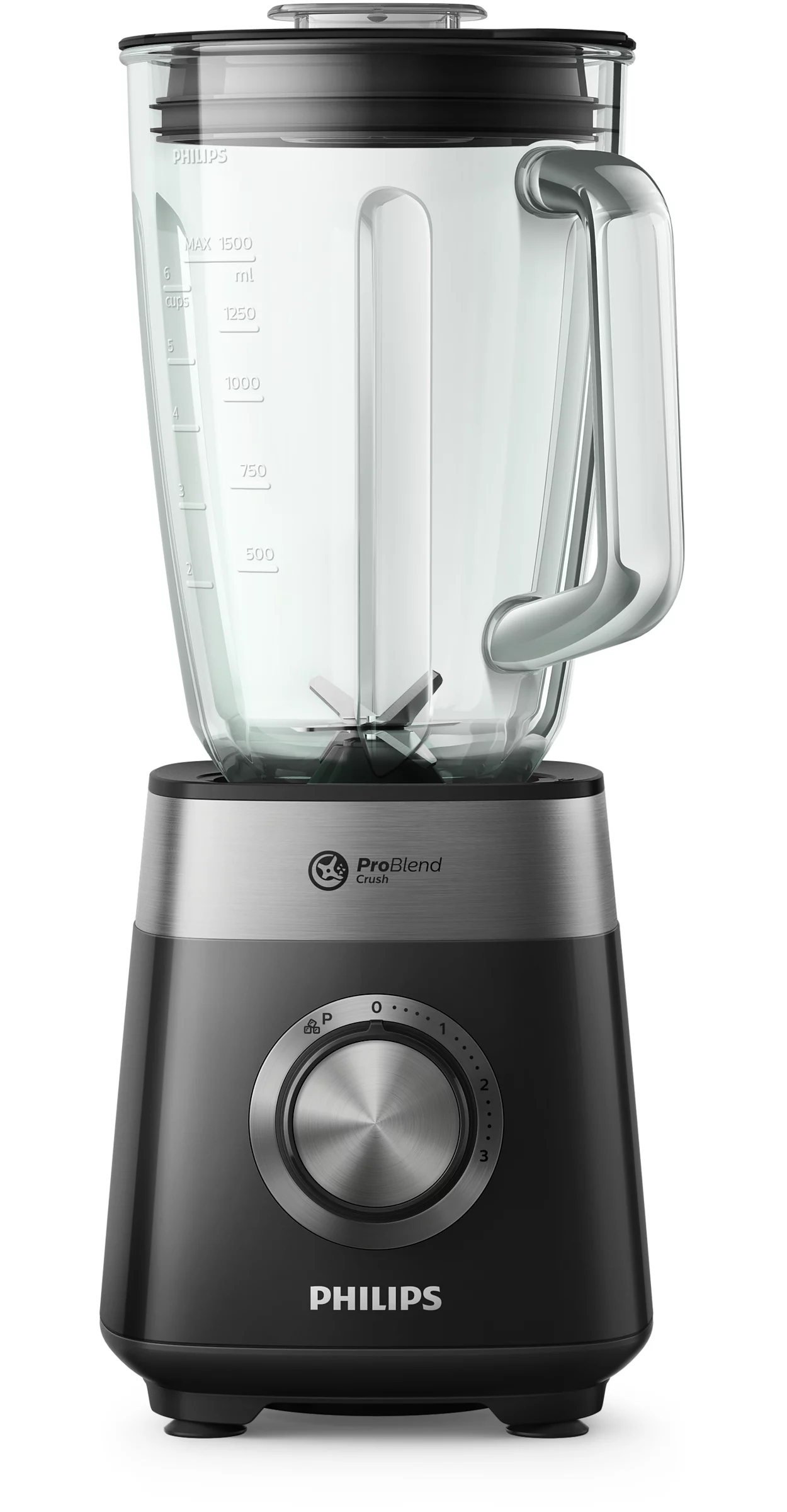 Стационарный блендер Philips HR2228, 800 Вт, черный
