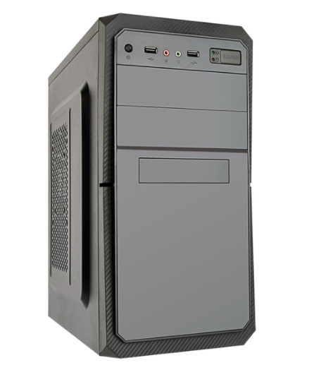 Корпус Mini-Tower ExeGate BA-202 черный [0.45 мм, БП 450 Вт] [EX284025RUS]