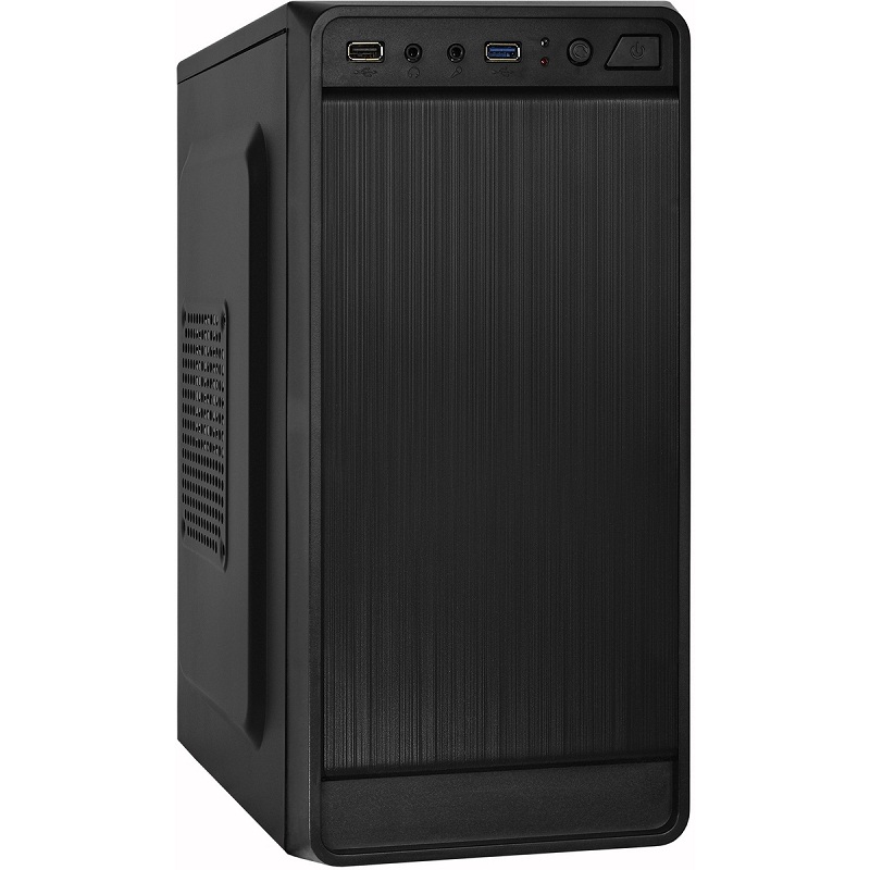 Корпус Minitower ExeGate BAA-108U (mATX, без БП, 1*USB+1*USB3.0, аудио, черный)