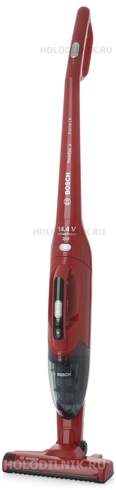 Пылесос вертикальный Bosch BBHF214R [аккумуляторLi-Ion, до 35 мин, сухая, контейнер, рег. мощности есть]
