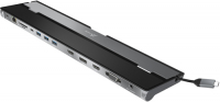 Док-станция j5create USB-C с поддержкой трёх дисплеев. Интерфейс: USB-C