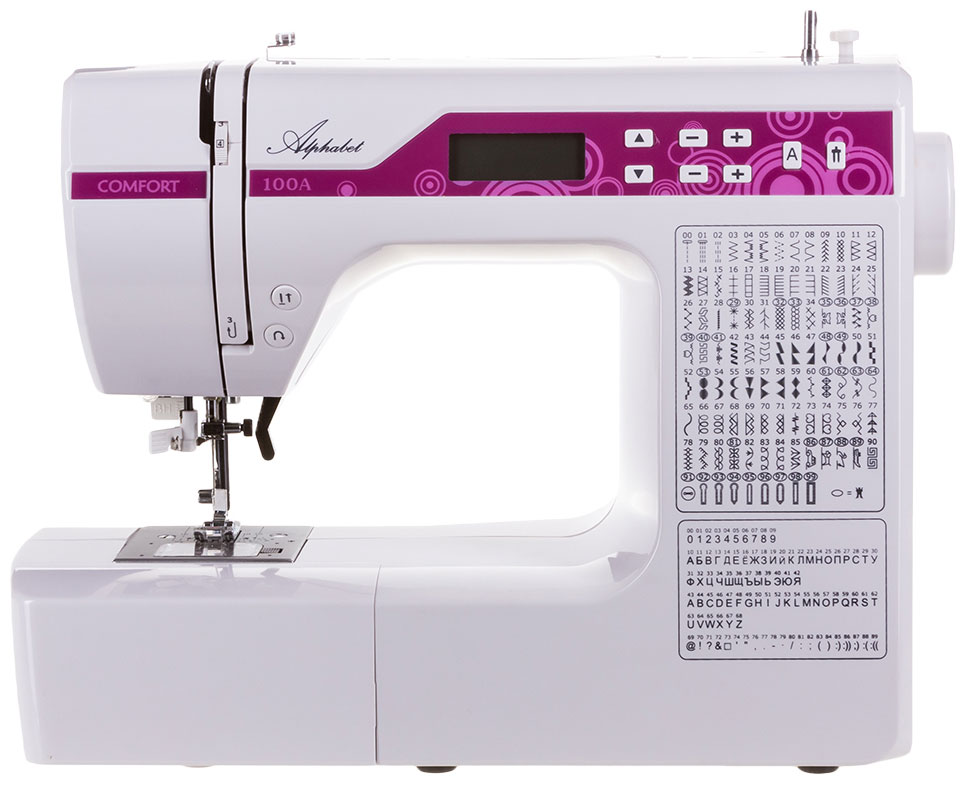 Швейная машина Comfort 100A белый/розовый