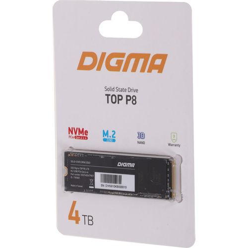 Накопитель SSD Digma 4Tb Top P8 M.2 2280