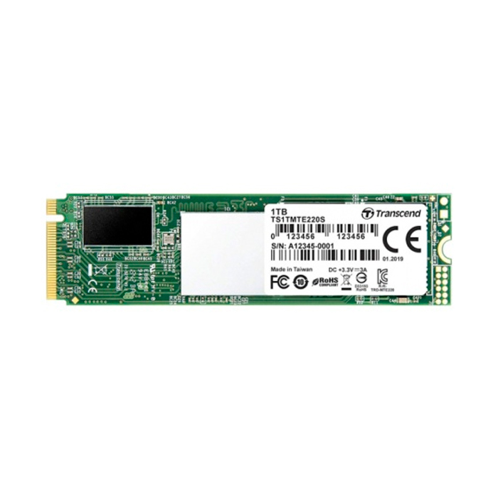 Твердотельный накопитель Transcend MTE220S SSD 1TB, 3D TLC, M.2 (2280)