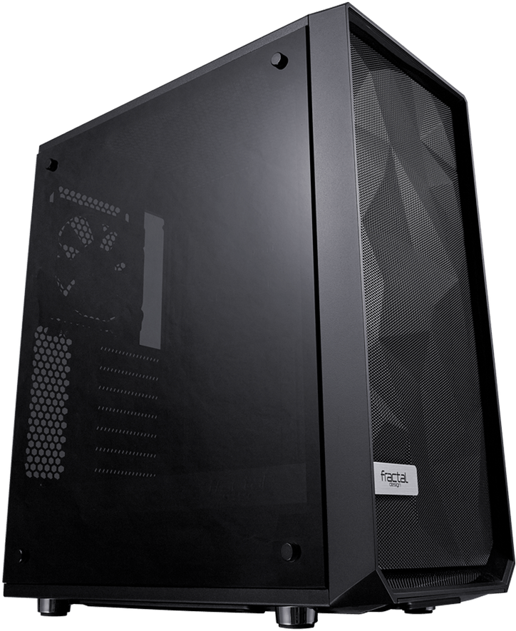 Корпус Fractal Design Meshify C Blackout TG черный без БП ATX 5x120mm 4x140mm 2xUSB3.0 audio