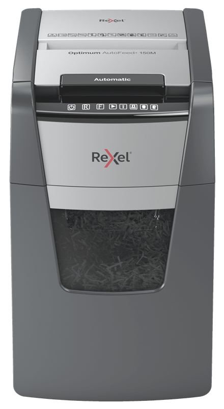 Шредер Rexel Optimum AutoFeed 150M черный с автоподачей (секр.P-5)