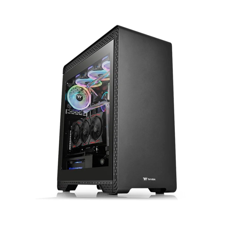 Корпус Thermaltake S500 TG черный без БП ATX 2xUSB2.0 2xUSB3.0 audio bott PSU
