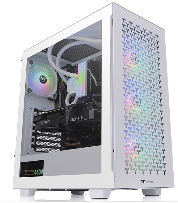 Корпус Thermaltake V350 TG ARGB AIR белый без БП ATX 3x120mm 3x140mm 2xUSB3.0 audio bott PSU