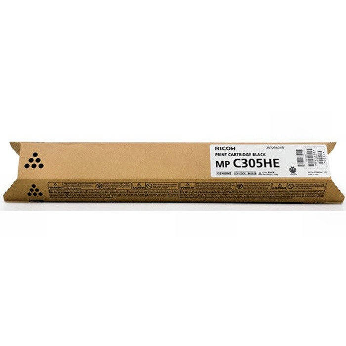 Тонер-картридж Ricoh тип MPC305HE черный для Ricoh Aficio MPC305SP/SPF (12000стр) 842079