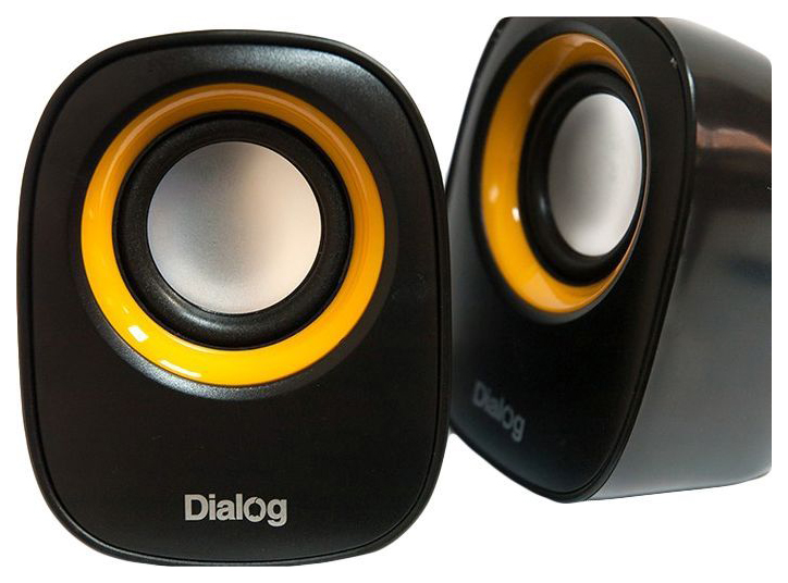 Колонки Dialog Colibri AC-06UP BLACK акустические колонки 2.0, 6W RMS, питание от USB