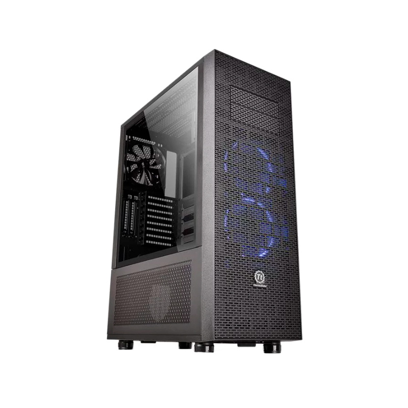 Корпус Thermaltake Core X71 TG черный без БП ATX 2xUSB2.0 2xUSB3.0 audio bott PSU