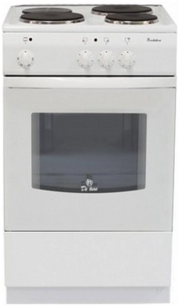 Плита Электрическая De Luxe 5003.17Э белый эмаль (без крышки)
