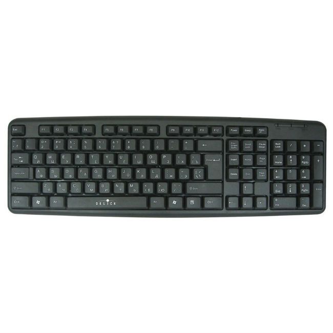 Клавиатура Oklick 130M черный USB