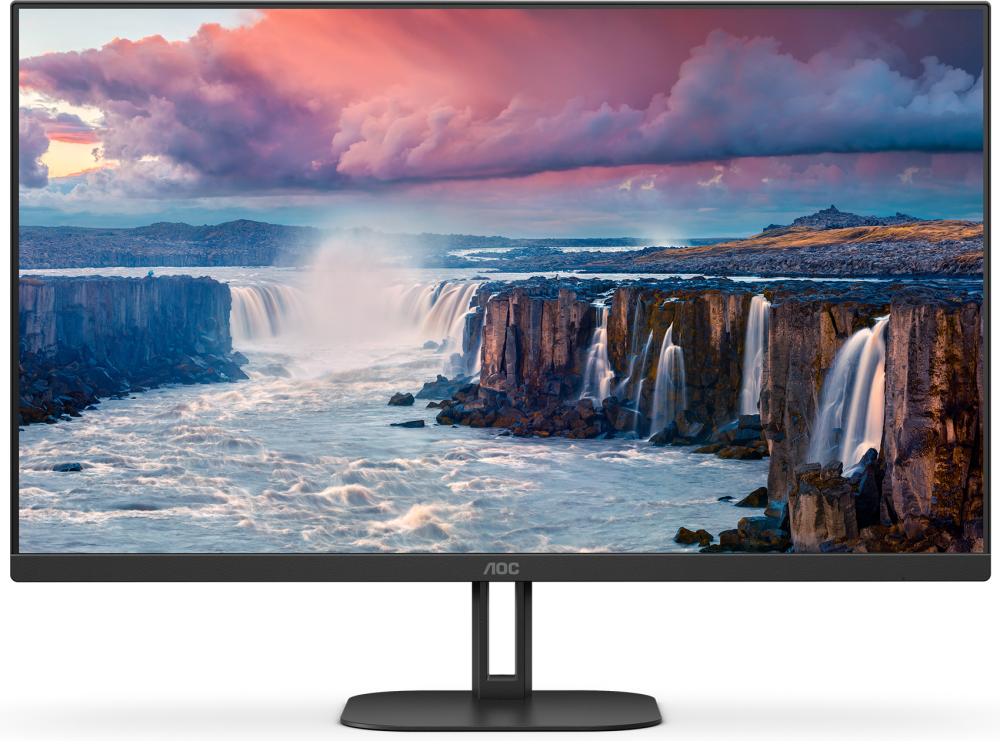 Монитор 27" AOC 27V5C 1920x1080 75Hz IPS LED 16:9 4ms HDMI DP 1xUSB-C/4xUSB 3.2 20M:1 1000:1 178/178 300cd HAS Pivot Tilt Swivel Speakers Black