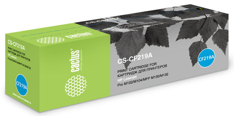 Блок фотобарабана Cactus CS-CF219A black ((12000стр.) для HP M104a Pro/M104w Pro/M132a Pro/M132fn Pro) (CS-CF219A)