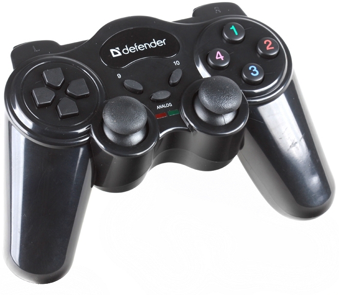 Беспроводной геймпад Game Master Wireless USB, радио, 12 кнопок, 2 стика (64257)
