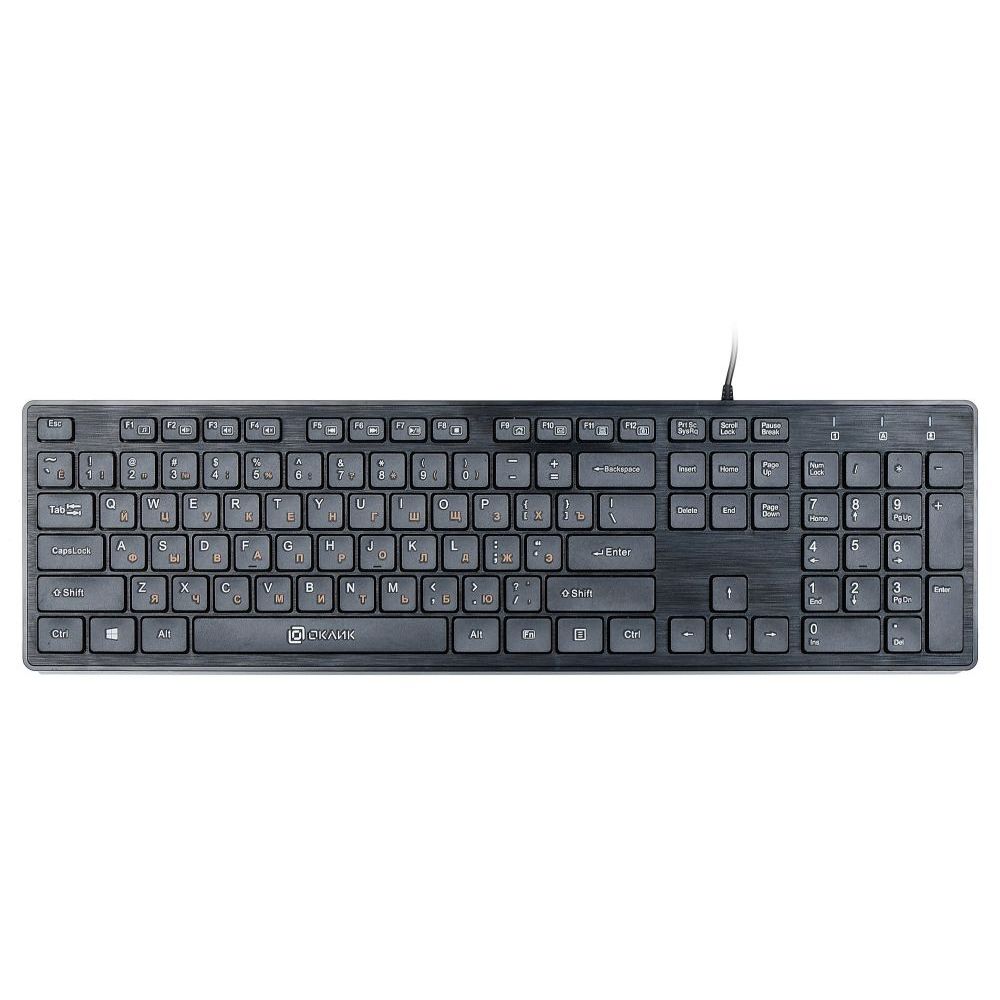 Клавиатура Oklick 500M, USB, черный 1061584