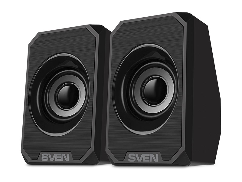 Акустическая система 2.0 SVEN 180, черный, USB, мощность 2x3 Вт