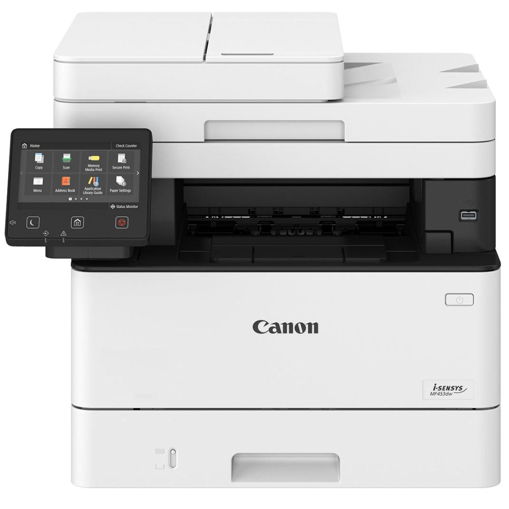 МФУ лазерный Canon i-Sensys MF453dw (A4, принтер/сканер/копир, 1200dpi, 38ppm, 1Gb, DADF50, Duplex, WiFi, Lan, USB) (5161C007)