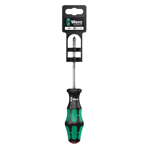Крестовая отвёртка Wera 350 PH SB PH2x100 мм, на подвесе WE-100052