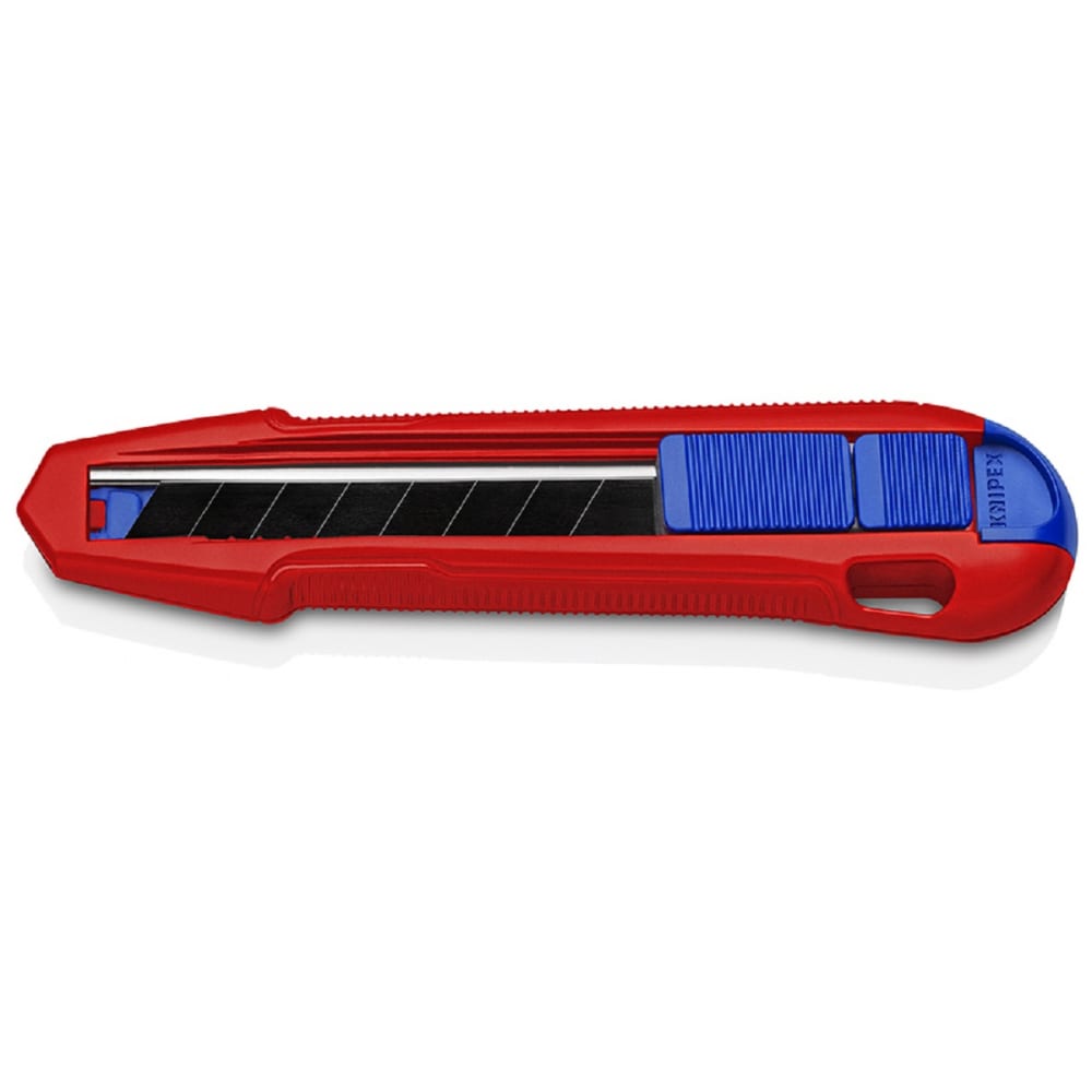 Универсальный нож Knipex, CutiX, 165 мм, для стандартных отламывающихся лезвий на 18 мм, KN-9010165BK