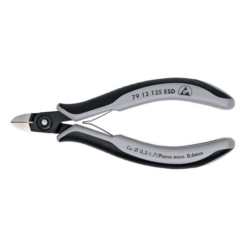 Прецизионные бокорезы для электроники Knipex KN-7912125ESD