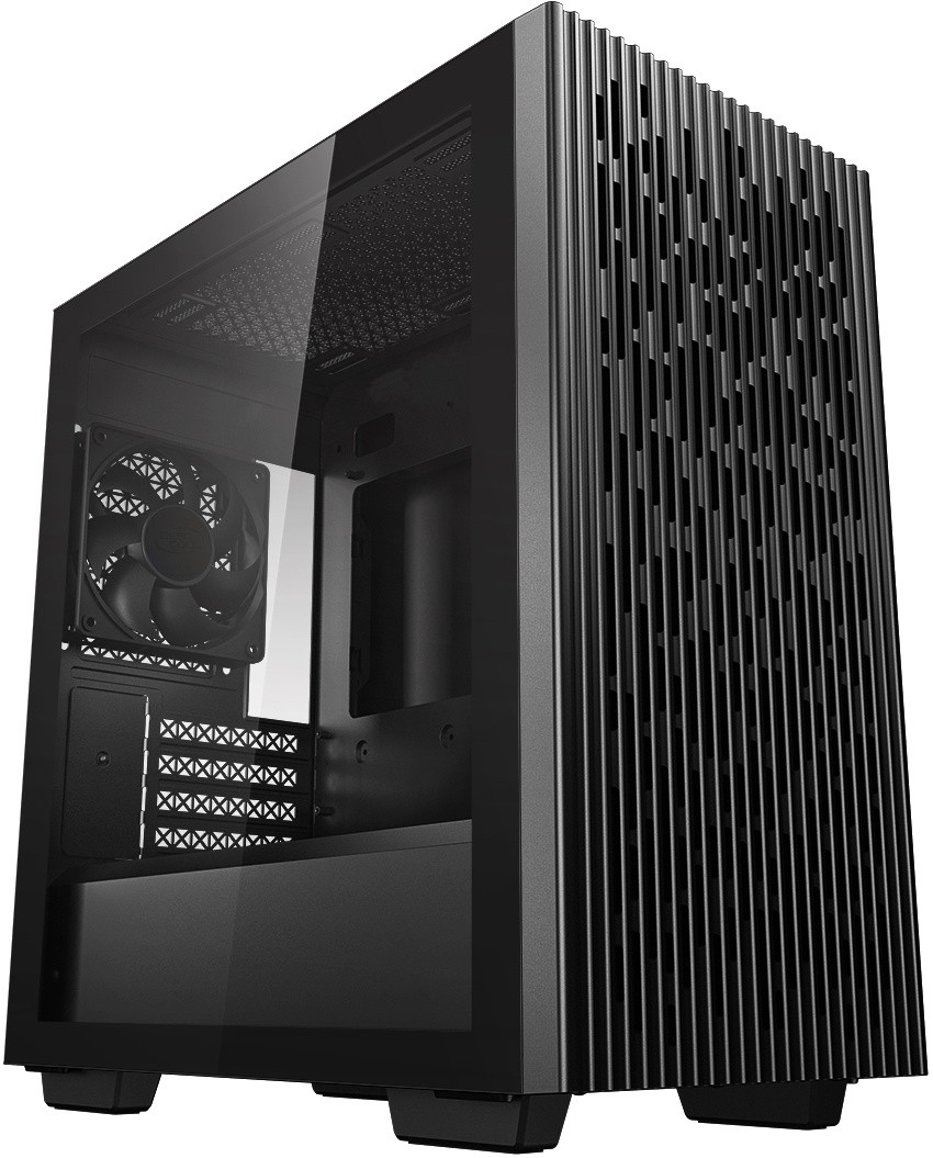 Корпус Deepcool MATREXX 40 без БП, боковое окно (закаленное стекло), черный, MICRO ATX/MINI-ITX