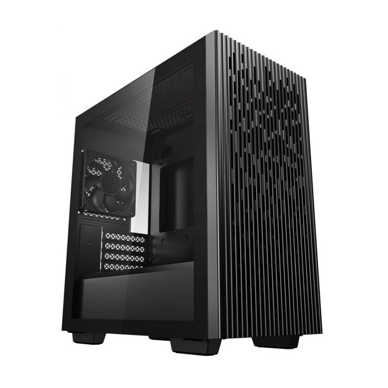 Корпус Deepcool MATREXX 40 без БП, боковое окно (закаленное стекло), черный, MICRO ATX/MINI-ITX