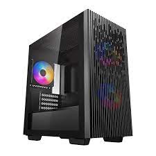 Корпус Deepcool MATREXX 40 без БП, боковое окно (закаленное стекло), черный, MICRO ATX/MINI-ITX