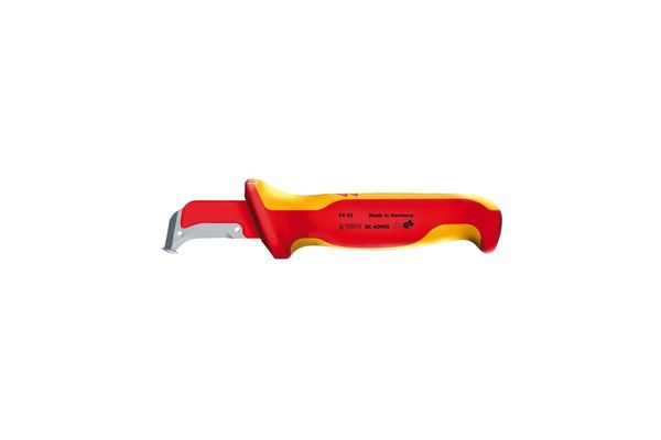 Нож для снятия изоляции с пяткой Knipex KN-9855