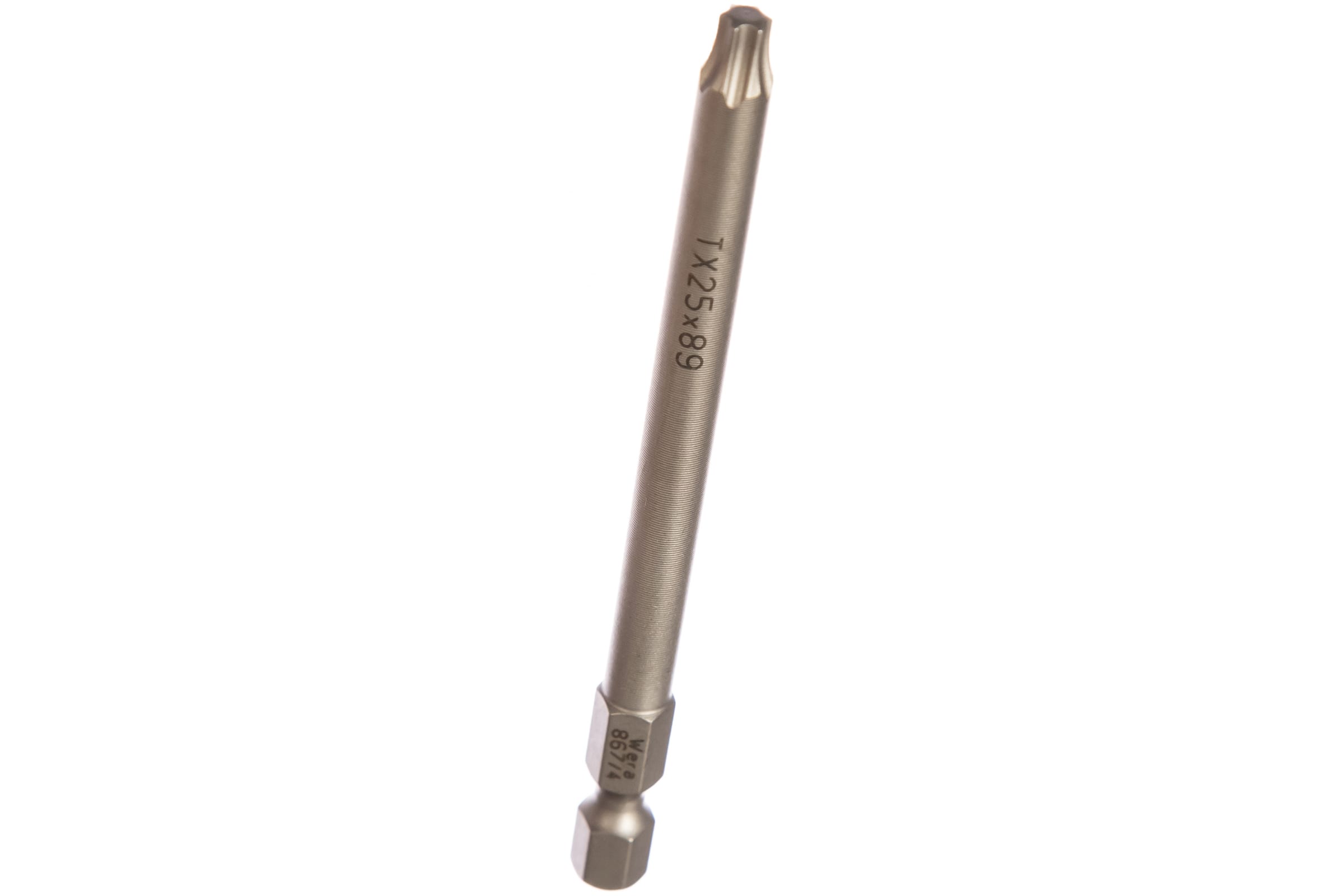 867/4 Z TORX® бита, вязкая твёрдость, хвостовик 1/4" E 6.3, TX 25 x 89 мм