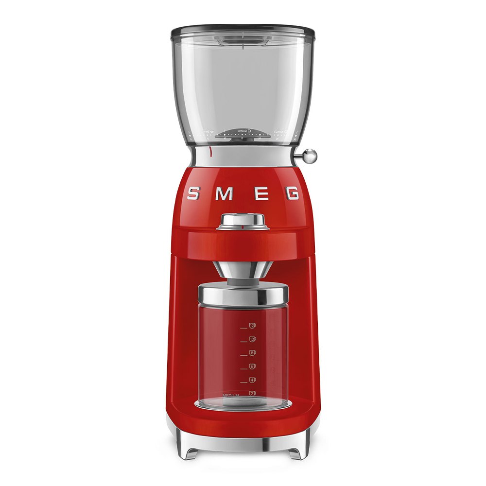 Кофемолка Smeg CGF01, красный