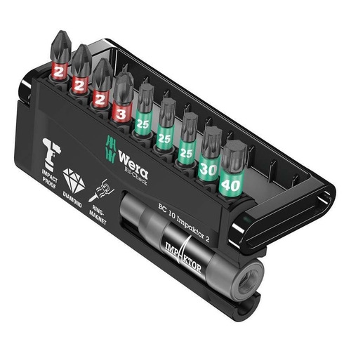 Набор насадок и держателей Wera Импактор 8751/67 -9/IMP DC 25 мм BITS WE-057682