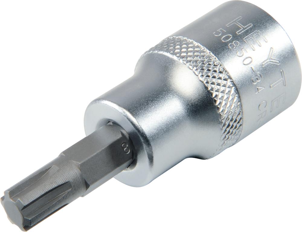 головка торцевая удлинённая 1/2"DR с вставкой-битой RIBE (Polydrive) M8, для ГБЦ двигателей VAG, L-1