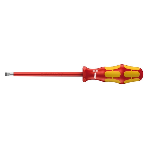 Отвёртка диэлектрическая Wera, VDE, SL 1.2х6.5х150 мм, WE-006125