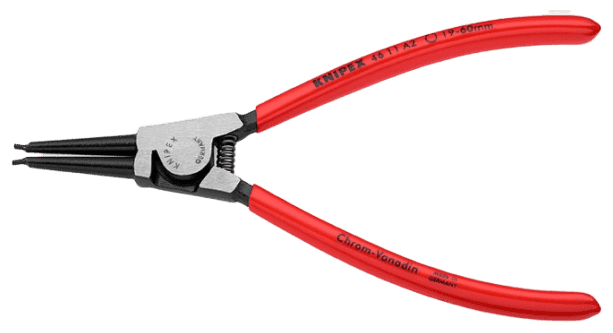 Щипцы Knipex для внешних стопорных колец, прямые губки KN-4611A2